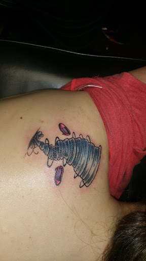 Explore drummer tattoos ideas, creative tattoo ideas in Oklahoma City, available at Mind Bender Tattoo