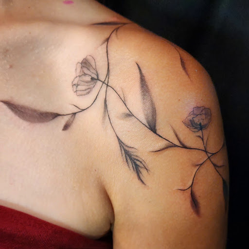 Explore back tattoo ideas men, creative tattoo ideas in Minocqua, available at Whisky Rose Tattoo Parlor