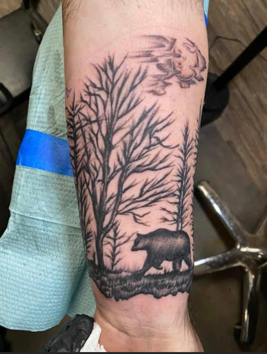 Explore picasso tattoo ideas, creative tattoo ideas in Rehoboth Beach, available at Homeward Tattoo and Body Piercing