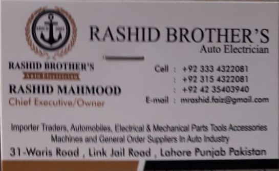 Rashid Brothers Auto Electrician