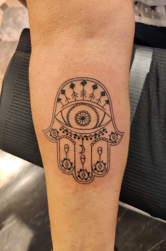 Explore money bag tattoo ideas, creative tattoo ideas in Hebron, available at Explosive Ink Tattoo