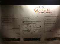 Restaurant français Les Calicots à Fabrezan - menu / carte
