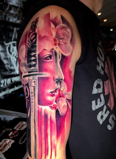 Explore bonnie and clyde tattoo ideas, creative tattoo ideas in Washington, available at Moore-Stone Ink