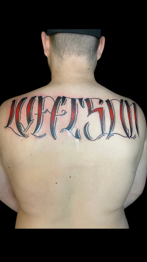 Explore painting tattoo ideas, creative tattoo ideas in Payette, available at Boomerang Tattoo Company