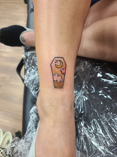 Explore cover up tattoo ideas on foot, creative tattoo ideas in Lake Isabella, available at Sacred heart tattoo