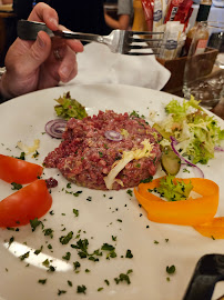 Steak tartare du Restaurant de spécialités alsaciennes Fischerstub à Schiltigheim - n°8