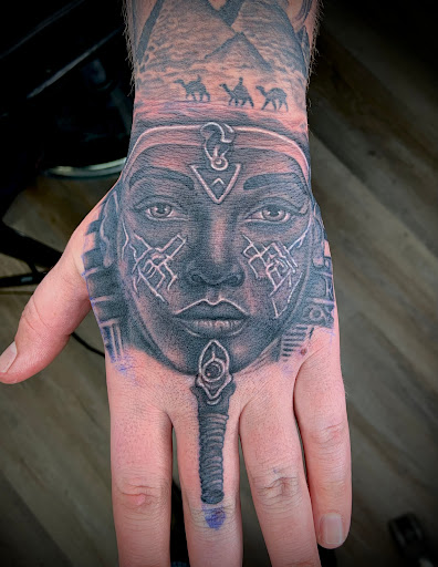 Explore italian horn tattoo ideas, creative tattoo ideas in Abilene, available at A Tattoo Experience by Spaz