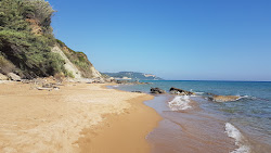 Agios Georgios beach'in fotoğrafı çok temiz temizlik seviyesi ile