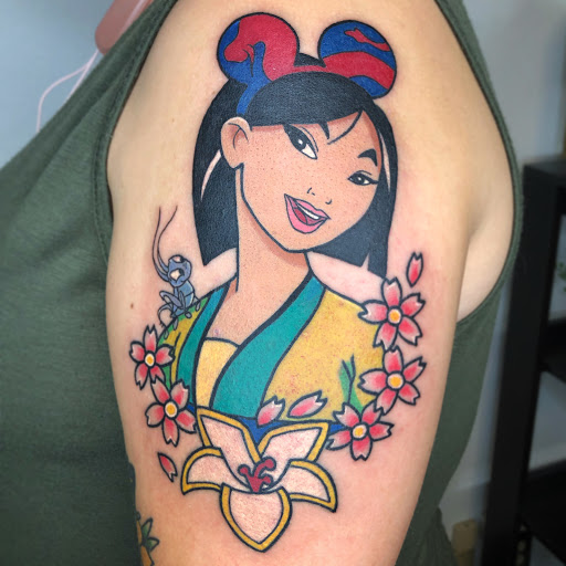 Explore full chest tattoo ideas, creative tattoo ideas in Apple Valley, available at Tried and True Tattoo Parlor