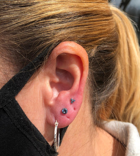 Explore forearm wolf tattoo ideas, creative tattoo ideas in Dover, available at Agap Body Piercings