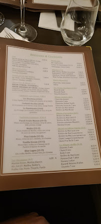 Restaurant Île de la Réunion à Paris menu