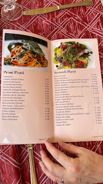 Menu du Nuova Osteria à Limatola