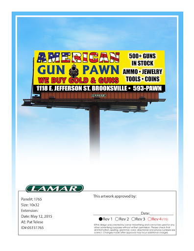Pawn Shop «American Gun and Pawn Inc», reviews and photos, 1118 E Jefferson St, Brooksville, FL 34601, USA