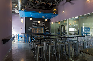 A row of beer taps