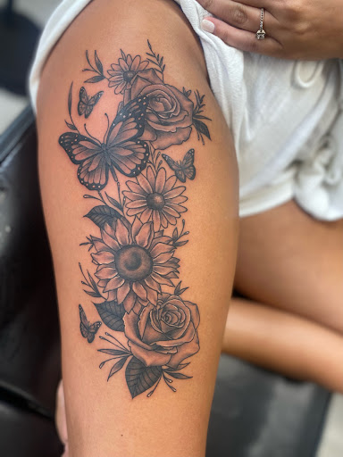 Explore lower arm tattoos ideas for guys, creative tattoo ideas in Daytona Beach, available at Studio 21 Tattoo & Piercings Daytona Beach