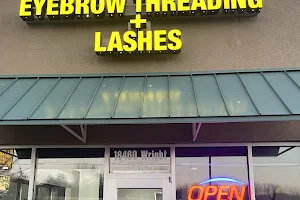 Eyebrow Threading + Lashes image