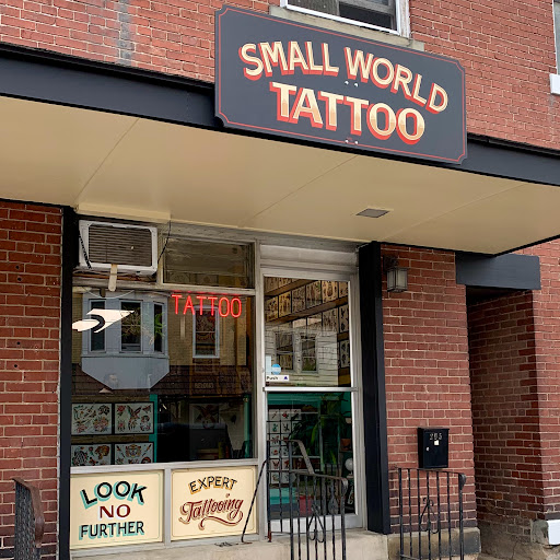 Explore pyramid tattoo ideas, creative tattoo ideas in Orwigsburg, available at Small World Tattoo