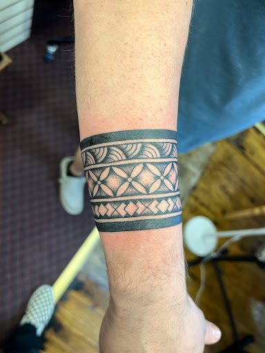 Explore mens name tattoo ideas, creative tattoo ideas in Eureka Springs, available at Sailors Luck Tattoo