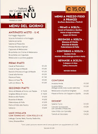 Menu du Trattoria nto' Cumannanti à Ragusa