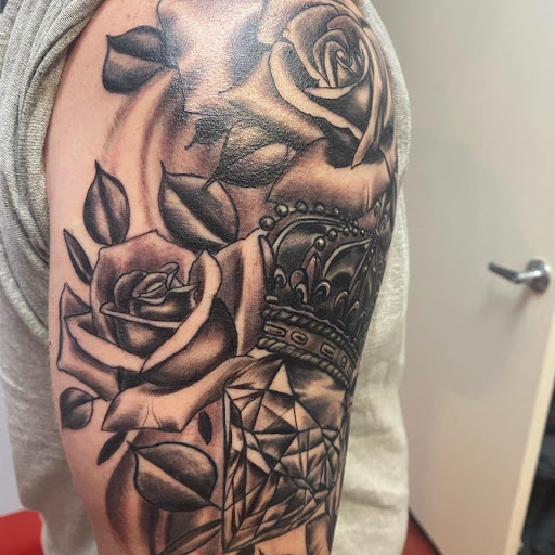 Rose & Dagger Tattoo