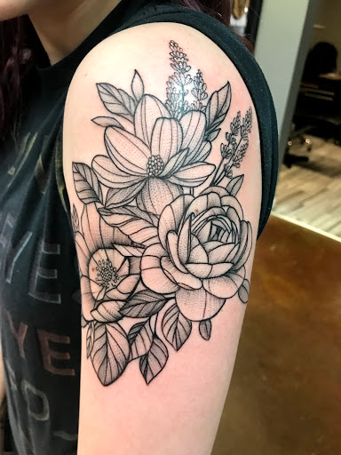 Explore egyptian tattoo sleeve ideas, creative tattoo ideas in Arlington, available at Urbans Tattoo & Piercing Studio