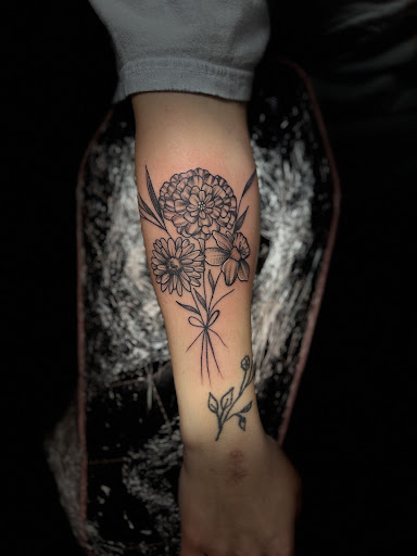 Explore butterfly leg tattoo ideas, creative tattoo ideas in Buckhannon, available at Good Times Tattoo Studio