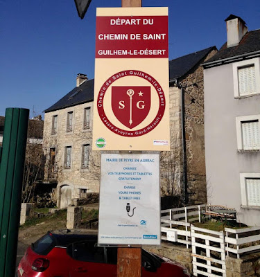 Départ Chemin de Saint Guilhem à Peyre en Aubrac