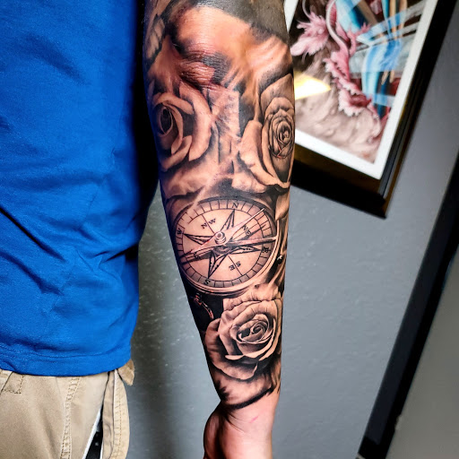 Explore small men's tattoos ideas, creative tattoo ideas in Riverview, available at 9-Line Tattoo