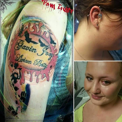 Explore band tattoo ideas, creative tattoo ideas in Elko, available at Tom Custom Tattoos and Body Piercing Studio