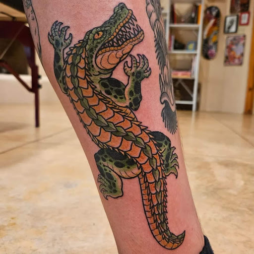 Explore skull hand tattoo ideas, creative tattoo ideas in Albuquerque, available at Tiger Wraith Tattoo