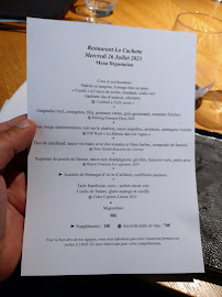 Restaurant français La Cachette* Valence à Valence - menu / carte