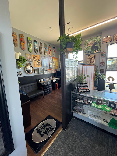 Explore halloween themed tattoo ideas, creative tattoo ideas in Santa Cruz, available at Black Pearl Tattoo Santa Cruz