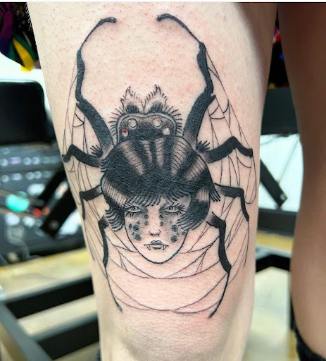 Explore carousel tattoo ideas, creative tattoo ideas in Littleton, available at Living Canvas Tattoo and Piercing