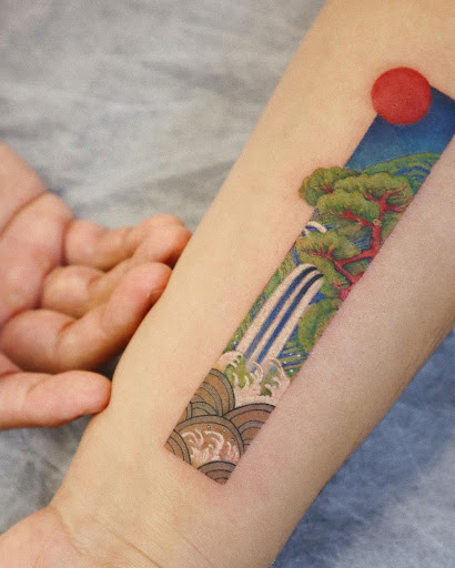 Explore names tattoo ideas, creative tattoo ideas in Orange, available at Baron Art Tattoo