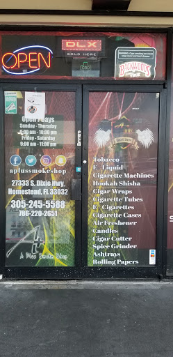 Vaporizer Store «A Plus Smoke Shop», reviews and photos, 27333 S Dixie Hwy, Homestead, FL 33032, USA