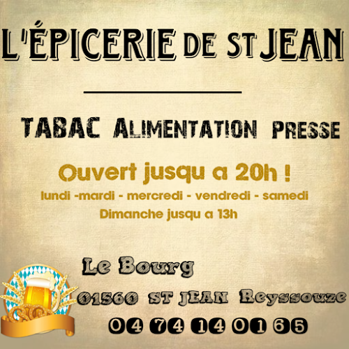 L'Épicerie de Saint Jean ouvert le mardi à Saint-Jean-sur-Reyssouze