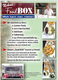Menu du Nikos Food Box Grichesche Spezialitäten Catering à Kenzingen
