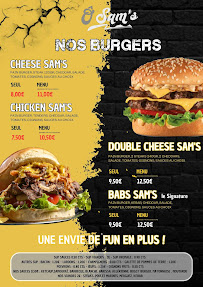 Menu / carte de Ô Sam's à Magalas