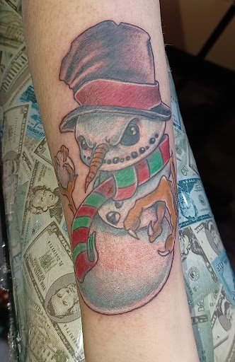 Explore halloween couple tattoo ideas, creative tattoo ideas in Harrisburg, available at 717 Tattoo, Body Piercing, and Tattoo Removal Studio 2