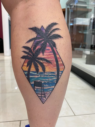 Explore just keep swimming tattoo ideas, creative tattoo ideas in Bay Shore, available at House Of Colour Tattoo