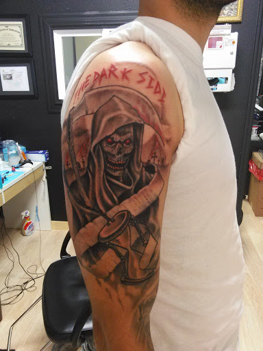 Explore fingerprint tattoo ideas, creative tattoo ideas in Kissimmee, available at Precision Ink Tattoo Company