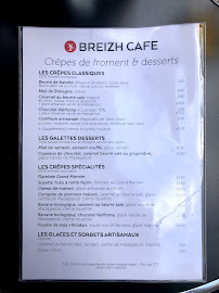 Crêperie Breizh Café Abbesses | La Crêpe Autrement à Paris - menu / carte