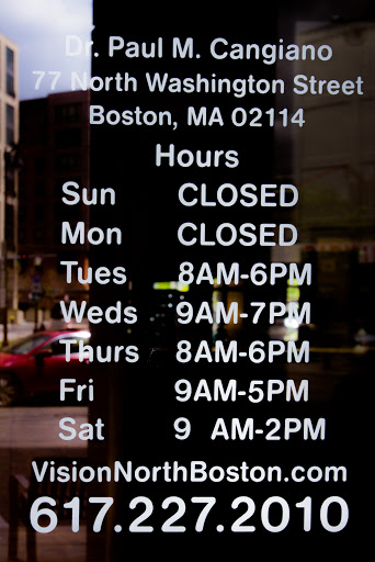 Optometrist «Vision North: Dr Paul M. Cangiano», reviews and photos, 77 N Washington St, Boston, MA 02114, USA