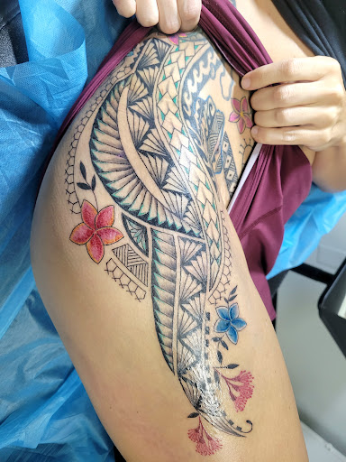 Explore male upper arm tattoo ideas, creative tattoo ideas in Lake Mary, available at Balinese Tattoo USA