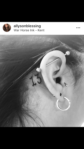 Explore crescent moon tattoo ideas, creative tattoo ideas in Kent, available at War Horse Ink