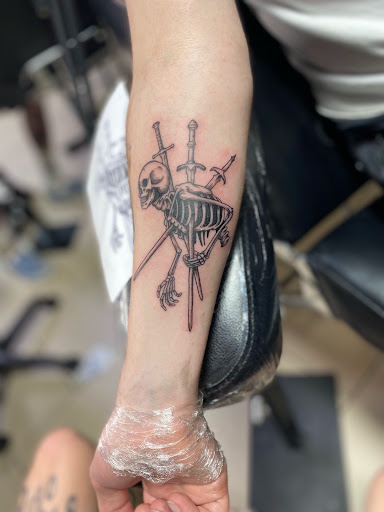 Explore meliodas tattoo ideas, creative tattoo ideas in Sarasota, available at SEVEN SINS Tattoo Studio