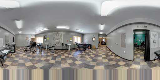 Explore half leg sleeve tattoo ideas for men, creative tattoo ideas in Osceola, available at Valley Of The Inkd