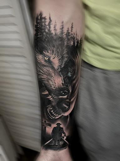 Explore tribal half sleeve tattoo ideas, creative tattoo ideas in Farmingville, available at LizArt Ink tattoo