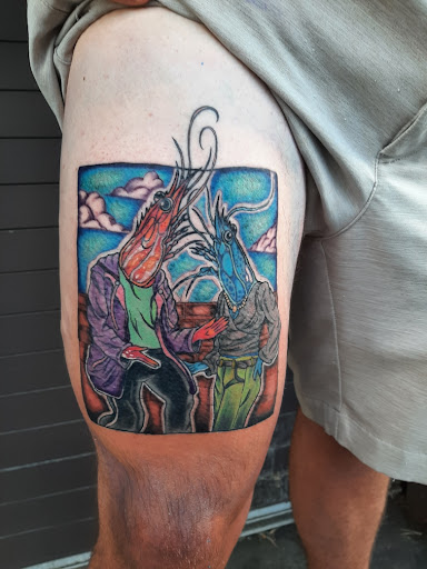 Explore wedding band tattoo ideas, creative tattoo ideas in Kailua Kona, available at Lady Luck Tattoo & Body Piercing