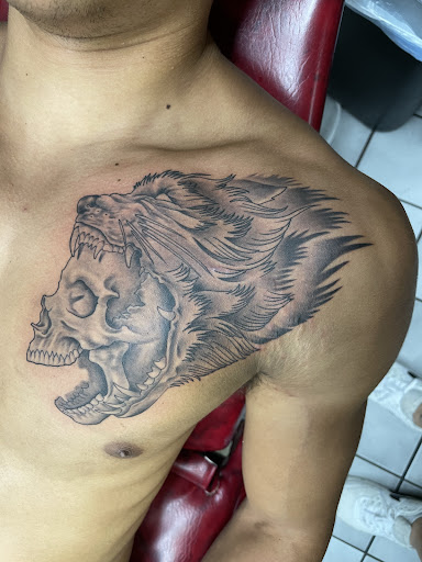 Explore dog paw tattoo ideas, creative tattoo ideas in Washington, available at Fattys Tattoos & Piercings Dupont Circle